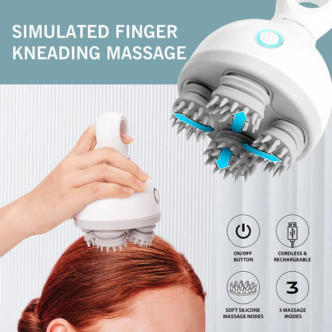 UNCLE SAM Cordless Scalp Massager